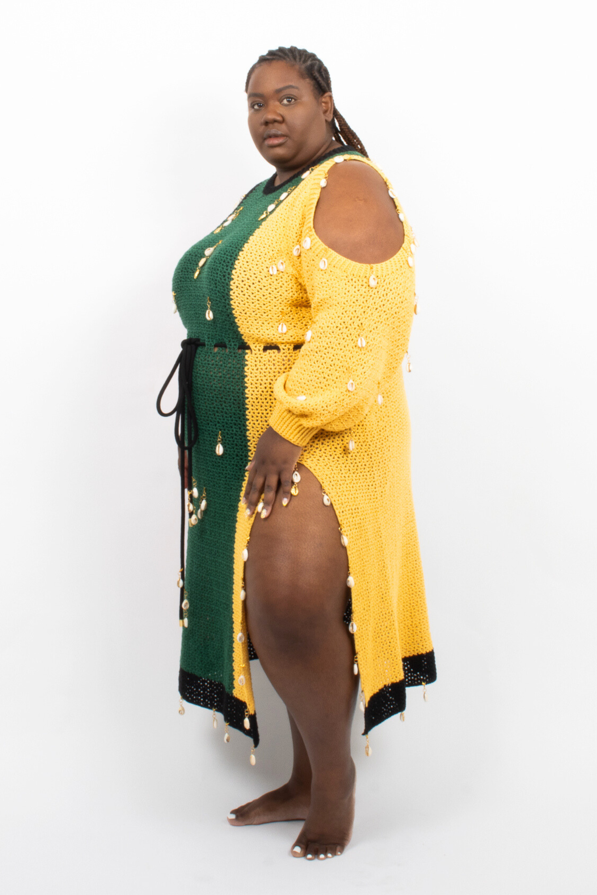 Unity Adorned Sweater Dress
